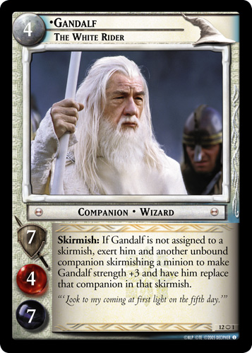 Gandalf, The White Rider (O)
